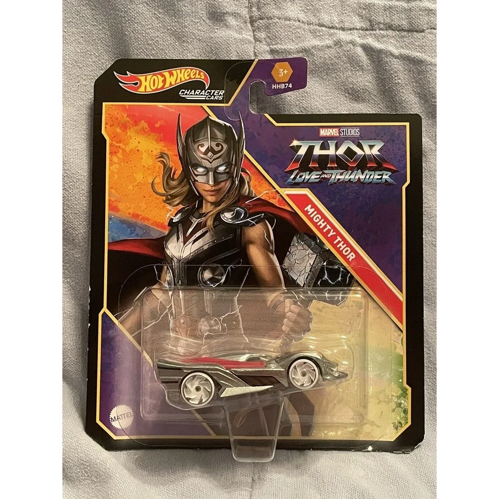 NEW‎ Mattel Hot Wheels Character Cars - Marvel Thor Love & Thunder - Mighty Thor